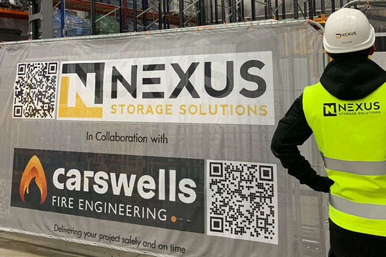 Vantive Liverpool | Push-Back Racking Installation | Nexus Storage Solutions